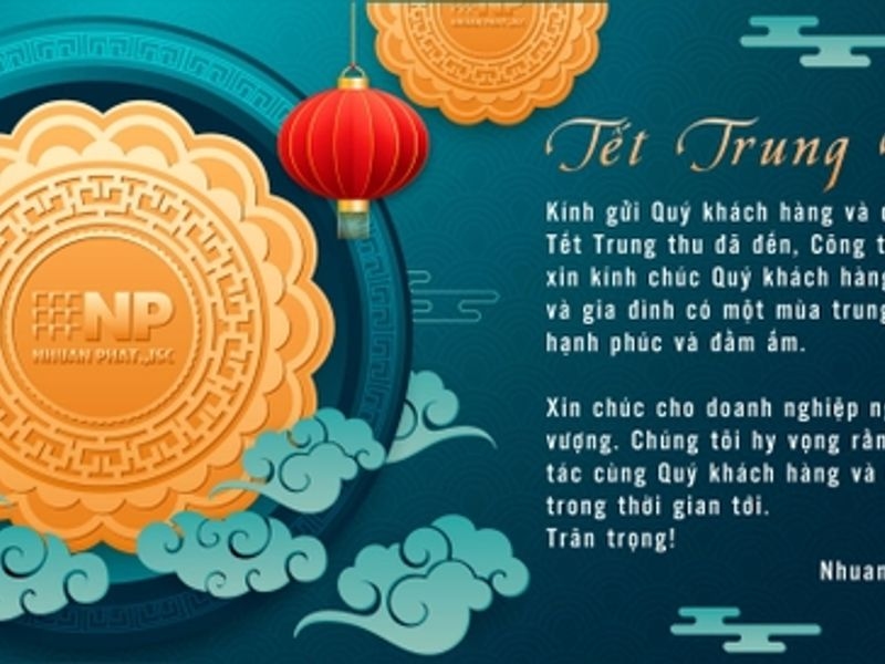 Thư Chúc Mừng Tết Trung Thu từ Công Ty Nhuận Phát